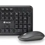 NGS Serenity Kit Teclado y Ratón Inalámbricos Negro QWERTY Español